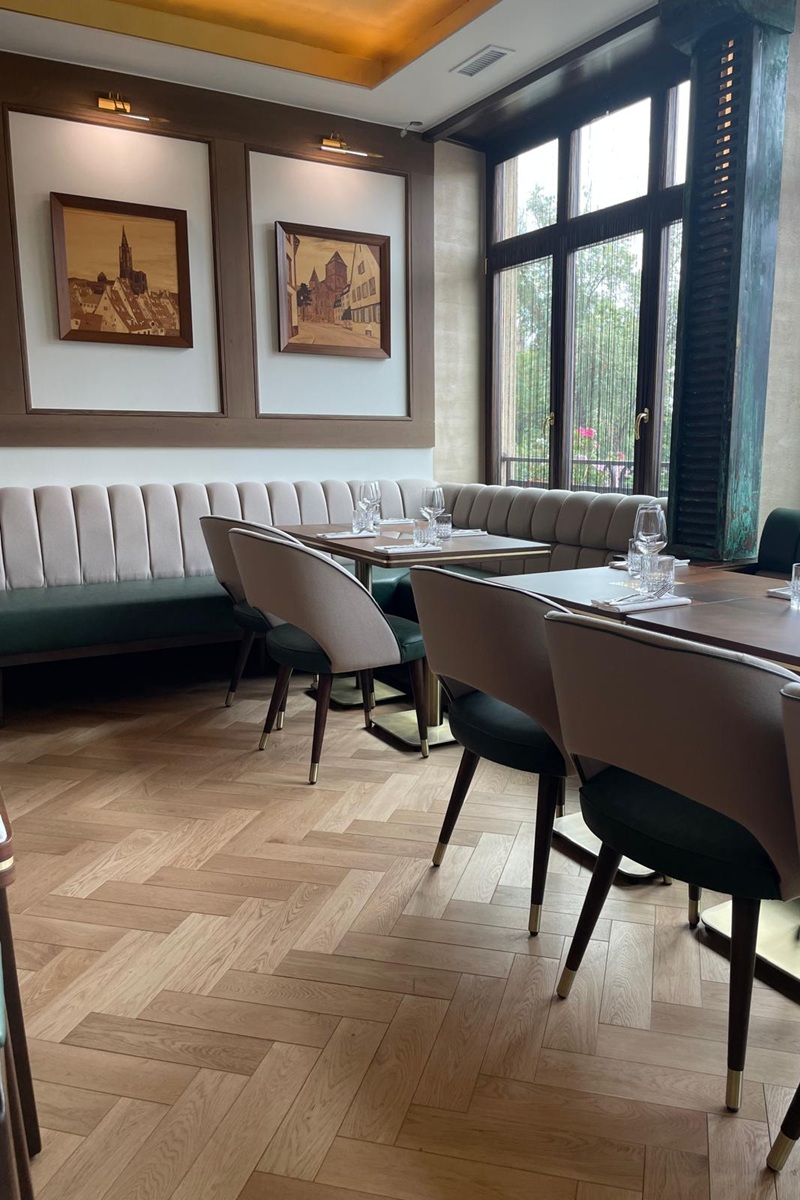 Lot de parquets contrecollés